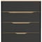 Homeroots 32" Natural And Black Four Drawer Dresser 543993 - alternate 5