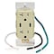 Leviton USBReceptacle, 20A, Ivory, Thermoplastic T5836-I - alternate 5