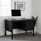 Regency Mesa Steel Single Pedestal Teacher's Office Desk 48in x 30in - Neo Walnut Top, Black Base 66348SPNWBK - alternate 3