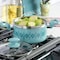 Spice By Tia Mowry Savory Saffron 3 Quart Nonstick Aluminum Dutch Oven with Lid and Steamer in Mint 87059.03R - alternate 4