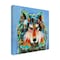 Trademark Fine Art Outdoor Canvas Art Karrie Evenson 'Rainbow Wolf' Wall Art for Patios, or Gardens GRL00694-OC2424WR - alternate 6