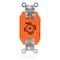 Leviton Locking Receptacle, L23-20R, 20 A, 347/600V AC, Three Phase, 4 Pole, Flush Mount, Screw Terminals 2530-IG - alternate 1