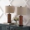 Jonathan Y Elicia 25" Coastal Water Hyacinth LED Table Lamp, Dark Brown, 2PK JYL6502B-SET2 - alternate 5