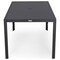 Leisuremod Chelsea Aluminum Outdoor 63in Dining Table, Black CT63BL - alternate 8