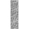 Homeroots 8' Runner Charcoal Abstract Washable Non Skid Indoor Outdoor Runner Rug 559254 - alternate 6