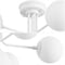 Jonathan Y Olivier Parisian 24" 6-Light Globe Modern Industrial Iron Bistro LED Semi Flush Mount, White JYL9542D - alternate 8