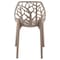 Leisuremod Modern Cornelia Dining Chair, Solid Taupe C18STP - alternate 4
