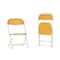 Flash Furniture Kids Yellow Plastic Folding Chair, PK2 2-Y-KID-YL-GG - alternate 1