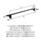 Amerock Davenport Oil Rubbed Bronze Transitional 24 in 610 mm Towel Bar BH36054ORB - alternate 4