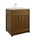 James Martin Vanities Bellshire 30" Single Vanity, Honey Oak w/ 3 CM Siberian Silestone Top 660-V30-HNO-3SFR - alternate 7