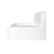 Kingston Brass 42" Cast Iron Single Bowl Wall Mount Kitchen Sink with Drainboard, White GCKWS422117 - alternate 4