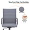 Leisuremod Harris High-Back Faux Leather Office Chair, Grey HOT19GRL - alternate 7