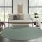 Homeroots 8' Blue And Green Round Geometric Indoor Outdoor Area Rug 552321 - alternate 5