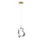 Euf Norah, Pendant, 13", Gold, Smoked Glass 50247-028 - alternate 3