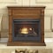 Duluth Forge Ventless Liquid Propane Gas Fireplace With Mantel - 26,000 BTU, T-Stat Control, Apple Spice Finish DFS-300LT-3AS - alternate 4