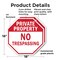 Signmission Private Property No Trespassing, 18 inch X 18 inch, Plastic Sign, 2PK OC-P-2PACK-18-160 - alternate 5