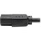 Eaton Tripp Lite Series Computer Power Cord, NEMA 5-15P to C13 - 10A, 125V, 18 AWG, 1 ft. 0.31 m, Black P006-001 - alternate 6