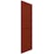 Ekena Millwork True Fit PVC Farmhouse/Flat Panel Combination Fixed Mount Shutters, Pepper Red, 15W x 80H, PR TFP101FC15X080MR - alternate 9