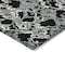 Homeroots 8' X 10' Black And Gray Abstract Washable Indoor Outdoor Area Rug 614128 - alternate 6