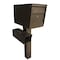 Mail Boss Mailbox Newspaper Holder Attachment, Bronze, Galvanized Steel 805960 - alternate 2