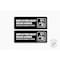 Fuel Stickers Employees Must Wash Hands Sign, 2 Pack, 6x2in, Adhesive Plastic Sink Signs for Commercial Use, 2PK SIGNS-EMWH-2PK - alternate 1