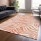 Homeroots 3' X 5' Coral And Ivory Animal Print Washable Indoor Outdoor Area Rug 600600 - alternate 5