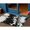 Homeroots 3' X 5' Black And Ivory Abstract Washable Indoor Outdoor Area Rug 613614 - alternate 1