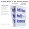 Signmission Individual Health Insurance, Plastic Signs Only 24 Inch x 36 Inch, Corrugated Plastic, 2PK CSB-2436-2PACK-IndividualHealthInsurance - alternate 2