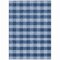 Homeroots 10' X 14' Navy Blue And Ivory Plaid Washable Indoor Outdoor Area Rug 595504 - alternate 6