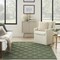 Homeroots 6' X 9' Dark Green And Light Green Trellis Indoor Outdoor Area Rug 545232 - alternate 7