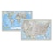 National Geographic World and United States Classic, Poster Size, Map Pack Bundle, 36'' x 24'' RE01021231B - alternate 1