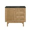 James Martin Vanities Laurent 36" Single Vanity, Light Natural Oak, w/ 3 CM Phantome Eclos Top 545-V36-LNO-3PHT - alternate 8