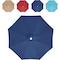 Simple Deluxe 9' Patio Umbrella Replacement Canopy Outdoor Table Market Yard Umbrella Replacement Top Cover with LGBRLACANOPY9DBL - alternate 1