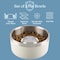 Petmaker Set of 2 Stainless Steel Slow Feeder Dog Bowls 60oz Double Wall Insulated Food & Water Bowls PET6430 - alternate 7