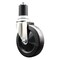 Service Caster 5 Inch 316SS Soft Rubber Wheel Swivel 1-3/4 Inch Expanding Stem Caster SCC SCC-SS316EX20S514-SRS-134 - alternate 1