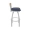 Holland Bar Stool Co Revelle 30in Swivel Bar Stool with Anodized Nickel Finish, Medium Back and Graph Anchor Seat 881 - alternate 5