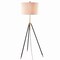 Jonathan Y Lucius 67" Adjustable Metal LED Floor Lamp, Black/Brass JYL6009A - alternate 1