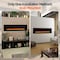 Edendirect 72-in W Black Wall mount LED Flat wall Electric Fireplace with Remote Control Included ZR-WM72 - alternate 8