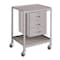 Pucel Utility Table, 19 in W x 25 in D x 31 in H, 2-Shelf with 3 Drawers, Light Blue TU-1925-2-3D-C3 - alternate 1