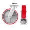Hyw Products Heavy Duty Caster 8in Red Polyurethane on Cast Iron Wheel, Swivel 40-80S-A1-PC(R) - alternate 3