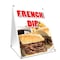 Signmission French Dip, 36 Inch x 24 Inch A-frame Yard Sign, Plastic Sign SBC-2436-French Dip - alternate 1