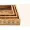 Homeroots Set of Three Natural Rectangular Solid Wood Floral Handmade Serving Tray With Handles 526350 - alternate 7