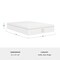 Martha Stewart SleepComplete 12 Inch Full Medium Plush DA Cooling Gel Memory Foam Mattress w/Jacquard Quilted Top CL-MODH-12F-MS - alternate 15