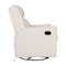 Flash Furniture Cash Swivel Glider Rocker Manual Recliner Chair, 270 Degree Swivel, USB/USB-C Charging Ports CY-RAC-536U-OFWBC-GG - alternate 6