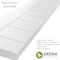 Ekena Millwork True Fit PVC Horizontal Slat Framed Modern Style Fixed Mount Shutters, Burnt Toffee, 12W x 53H, PR TFP001HF12X053BT - alternate 13