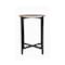 Homeroots 21" Brown Tan and Black Marble and Metal Round End Table 632679 - alternate 6