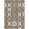 Homeroots 3' X 5' Brown Beige And Taupe Medallion Washable Indoor Outdoor Area Rug 589596 - alternate 6