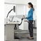 3M Sit/Stand Easy Adjust Keyboard Tray, Highly Adjustable Platform, Black AKT180LE - alternate 2