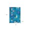 Homeroots 70" X 50" Blue Kantha Silk Patchwork Throw Blanket with Embroidery 516587 - alternate 4