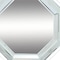Homeroots 28" Silver Octagon Glass Framed Accent Mirror 484994 - alternate 4